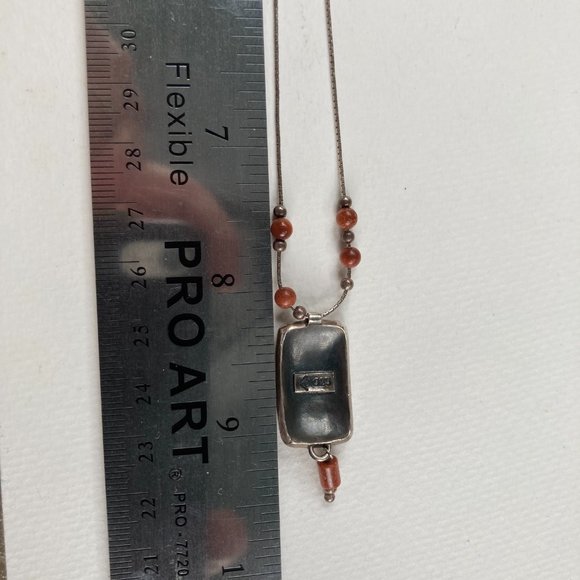 Retired Silpada sterling silver pendant and gems on sterling silver chain - Picture 10 of 10